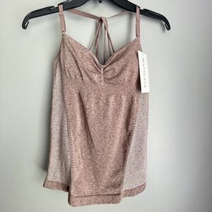 NEW Athleta Strappy Tank Top D-DD Cup Size M Allegro Support Tank Top Sugarplum